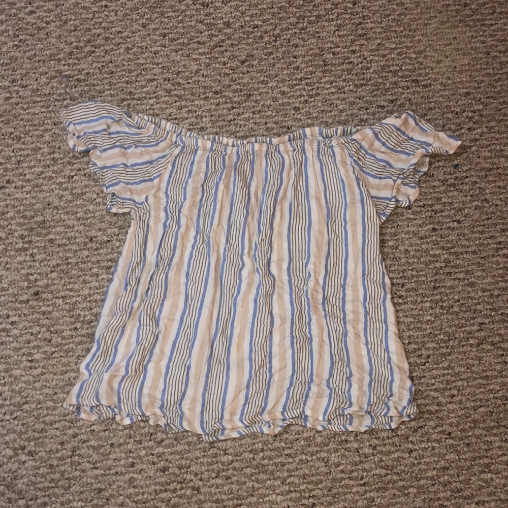 Off the shoulder flowy top